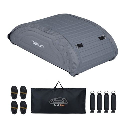 Gymax 400l foldable roof cargo - 400l,