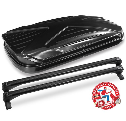 Car roof box - car, black